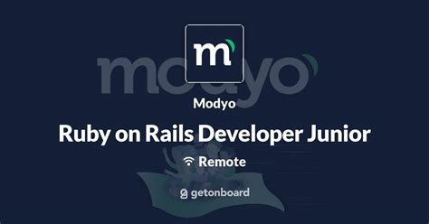 remote junior ruby on rails developer